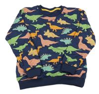 Tmavomodrá mikina s diny 