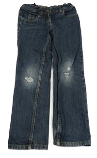 Tmavomodré rifle s prošoupanými koleny Pocopiano