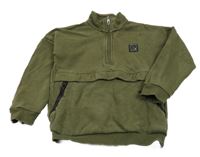 Khaki mikina s nášivkou Tu