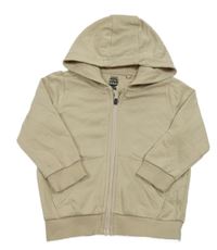 Béžová propínací mikina s kapucí F&F