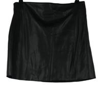 Dámská černá koženková sukně zn. Primark 