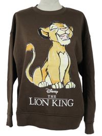 Dámská hnědá mikina se Simbou Disney 