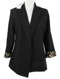 Nové - Dámský černo-vzorovaný sakový cardigán Yoins 