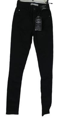 Nové - Dámské černé skinny rifle George 