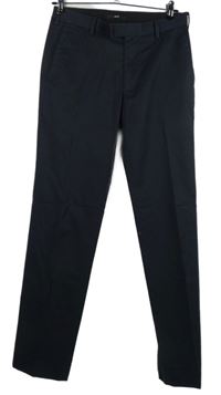 Dámské tmavomodré slim fit kalhoty UniQlo 