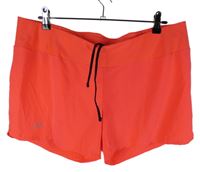 Dámské neonově oranžové sportovní funkční kraťasy Decathlon 