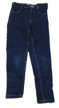 Tmavomodré skinny rifle Zara