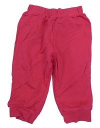 Neonově růžové tepláky