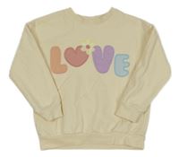 Smetanová mikina s nápisem George