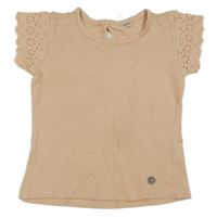 Meruňkové tričko s madeirou Zeeman