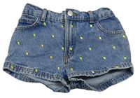 Modré riflové kraťasy citrony Denim Co.