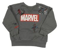 Tmavošedá mikina se Spidermanem Marvel