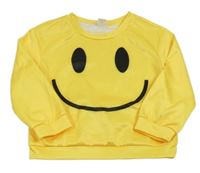 Žlutá mikina se smajlíkem zn. Shein