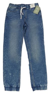 Nové- Modré teplákové cuff rifle H&M