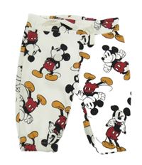 Bílé tepláky s Mickeym Disney