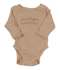 Pudrové žebrované body s nápisem Reserved