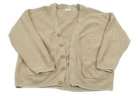 Béžový lehký propínací svetr Zara