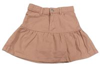 Starorůžová riflová sukně H&M