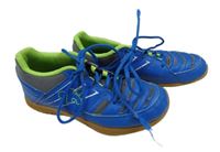 Modré koženkové botasky Decathlon vel. 37