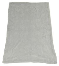 Šedá plyšová deka se zvířátky 