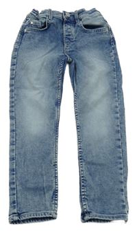 Modré teplákové relaxed fit rifle H&M