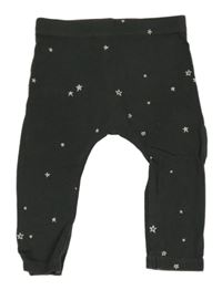 Antracitové legíny s hvězdičkami M&S