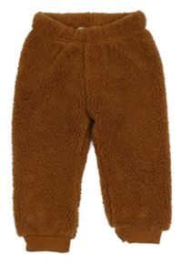 Béžové huňaté kalhoty Ergee