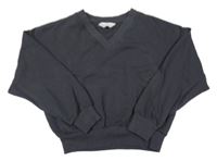 Tmavošedá oversize mikina H&M