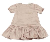 Pudrové vzorované šaty H&M
