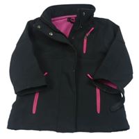 Černá softshellová bunda s logem Reebok