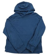 Tmavomodrá mikina s kapsou a kapucí Lily & Dan