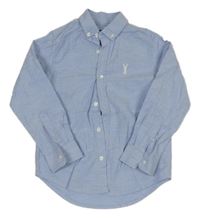 Světlemodrá melírovaná košile s výšivkou Next