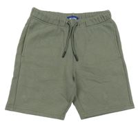 Khaki teplákové kraťasy ONLY&SONS