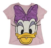 Růžové tričko s Daisy Primark
