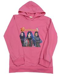 Růžová mikina s potiskem a kapucí - Descendants
