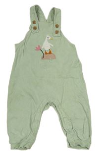 Světlezelené laclové tepláky s husou M&S