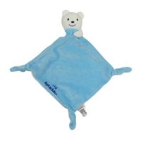 Modrý plyšový usínáček s medvědem