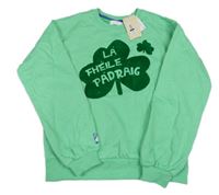 Nové - Zelená mikina s trojlístky Leigh Tucker