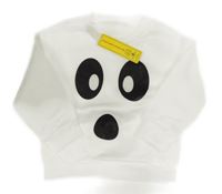 Nové - Bílá mikina s duchem Shein