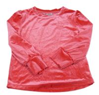 Jahodové sametové triko BPC