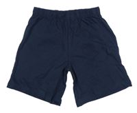 Tmavomodré bavlněné kraťasy Topomini