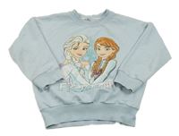 Světlemodrá mikina s Frozen