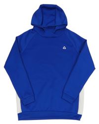 Safírovo-bílá sportovní mikina s kapucí Dunnes