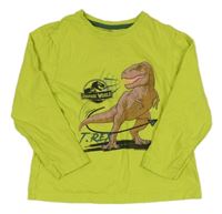Limetkové triko s dinosaurem - Jurský svět Primark