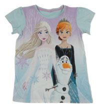 Světlemodro-lila tričko s Frozen