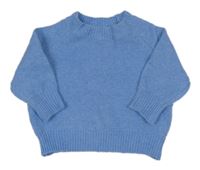 Modrý melírovaný svetr Primark