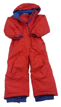 Červená šusťáková funkční kombinéza s kapucí Mountain Warehouse