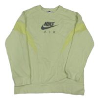 Světlezelená mikina s logem Nike