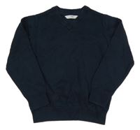 Tmavomodrý lehký svetr M&S