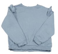 Světlemodrá mikina s volánky H&M